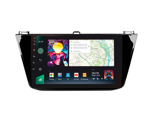 Штатна магнітола SIGMA PRO 10464 ANDROID 12 4+64 Gb 4G DSP Volkswagen Tiguan 2 Mk 2016-2018 (A) 10