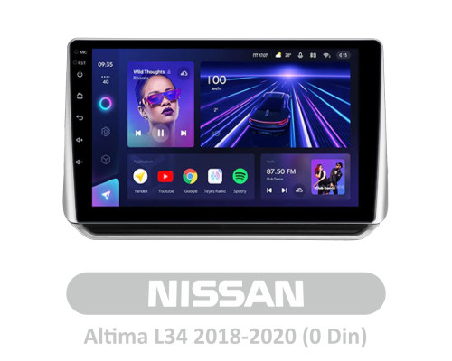 Штатна магнітола Teyes CC3 4+64 Gb Nissan Altima L34 (0 Din) 2018-2020 10