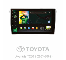 Штатна магнітола SIGMA X9232 ANDROID 10 2+32 Gb 4G DSP Toyota Avensis T250 2 II 2003-2009 9