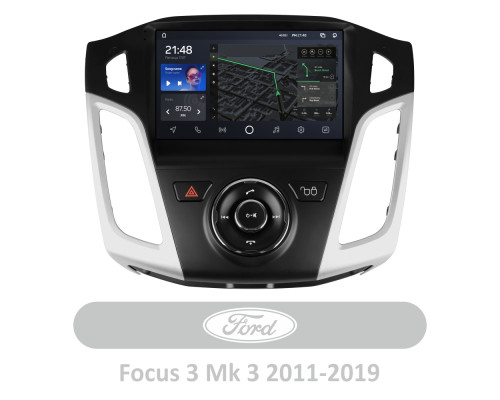 Штатна магнітола AMS T910 3+32 Gb Ford Focus 3 Mk 3 2011-2019 9