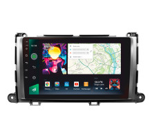 Штатна магнітола SIGMA PRO 9464 ANDROID 12 4+64 Gb 4G DSP Toyota Sienna 3 XL30 2010 - 2014 9