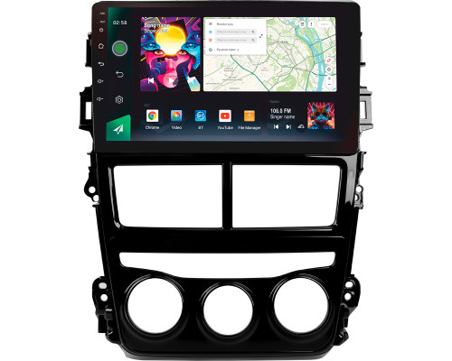 Штатна магнітола SIGMA PRO 9464 ANDROID 12 4+64 Gb 4G DSP Toyota Yaris Vios 2017-2020 (F1) 9