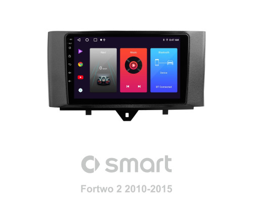 Штатна магнітола SIGMA F9216 ANDROID 10 2+32 Gb Mercedes Benz Smart Fortwo 2 2010-2015 9