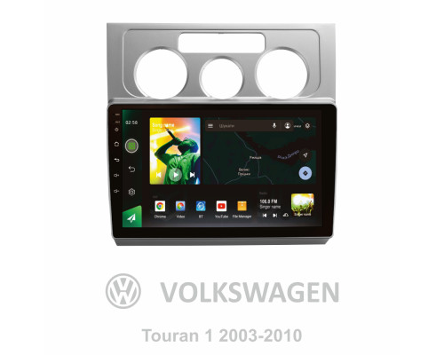 Штатна магнітола SIGMA X10464 ANDROID 10 4+64 Gb 4G DSP Volkswagen Touran 1 2003-2010 (F1) 10