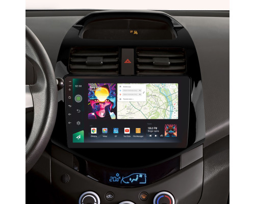 Штатна магнітола SIGMA PRO 9464 ANDROID 12 4+64 Gb 4G DSP Chevrolet Spark M300 2009 - 2016 (F1) 9