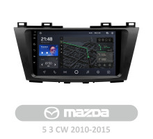 Штатна магнітола AMS T910 6+128 Gb Mazda 5 3 CW 2010-2015 9