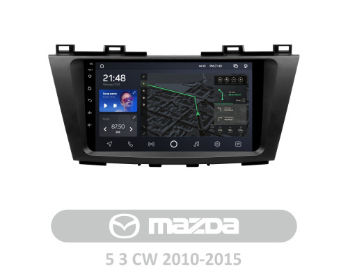 Штатна магнітола AMS T910 6+128 Gb Mazda 5 3 CW 2010-2015 9