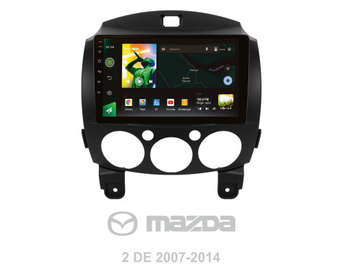 Штатна магнітола SIGMA X9232 ANDROID 10 2+32 Gb 4G DSP Mazda 2 DE 2007-2014 9