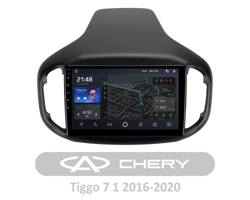 Штатна магнітола AMS T1010 6+128 Gb Chery Tiggo 7 1 2016-2020 (F2) 10