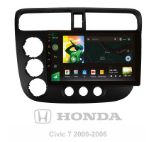 Штатна магнітола SIGMA X9464 ANDROID 10 4+64 Gb 4G DSP Honda Civic 7 2000-2006 9