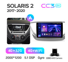 Штатна магнітола Teyes CC3 4+32 Gb Hyundai Solaris 2 2017-2020 (A) 9