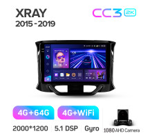 Штатна магнітола Teyes CC3 4+64 Gb LADA Xray 2015-2019 9