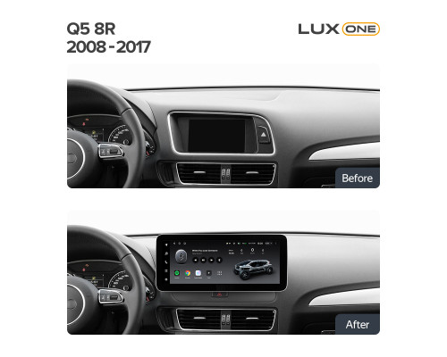 Штатна магнітола Teyes LUX ONE 6+128 Gb Audi Q5 8R (A) 2008-2017