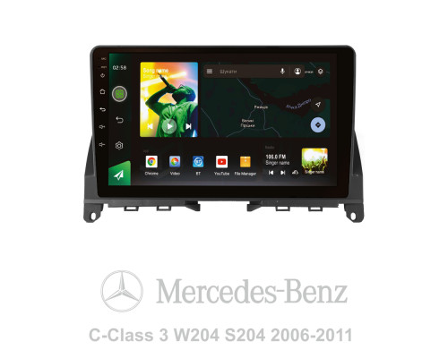 Штатна магнітола SIGMA X9232 ANDROID 10 2+32 Gb 4G DSP Mercedes Benz C Class 3 W204 S204 2006-2011 9