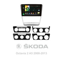 Штатна магнітола SIGMA X10464 ANDROID 10 4+64 Gb 4G DSP Skoda Octavia 2 A5 2008-2013 10