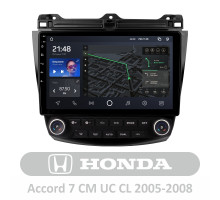 Штатна магнітола AMS T1010 6+128 Gb Honda Accord 7 CM UC CL 2005-2008 10