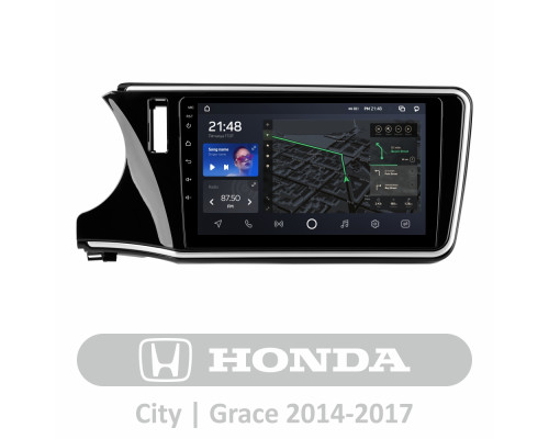 Штатна магнітола AMS T1010 6+128 Gb Honda City 2014-2017 (B) 10