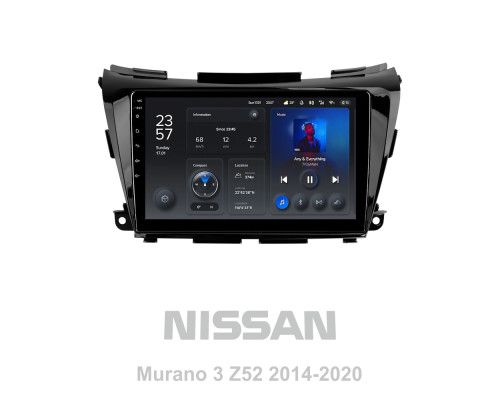 Штатна магнітола Teyes X1 2+32Gb Nissan Murano 3 Z52 2014-2020 10