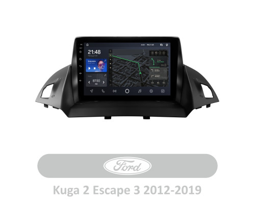 Штатна магнітола AMS T910 3+32 Gb Ford Kuga 2 Escape 3 2012 - 2019 (A) 9