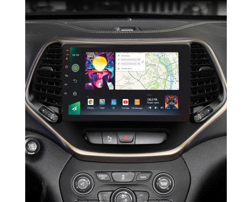 Штатна магнітола SIGMA PRO 10464 ANDROID 12 4+64 Gb 4G DSP Jeep Cherokee 5 KL 2014-2018 10