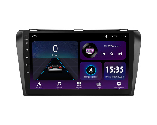 Штатна магнітола SIGMA E9232 ANDROID 10 2+32 Gb Mazda 3 1 BK 2003-2009 9