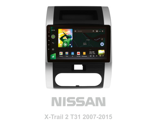 Штатна магнітола SIGMA X10464 ANDROID 10 4+64 Gb 4G DSP Nissan X-Trail X Trail 2 T31 2007-2015 10