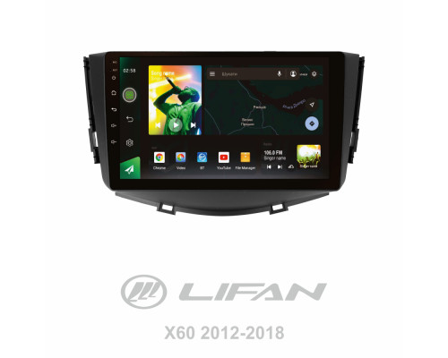 Штатна магнітола SIGMA X9232 ANDROID 10 2+32 Gb 4G DSP Lifan X60 2012-2018 9