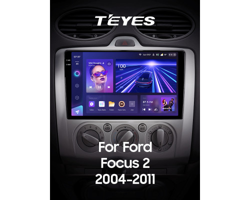 Штатна магнітола Teyes CC3 6+128 Gb Ford Focus 2 Mk 2 2004-2011 (F1) 9