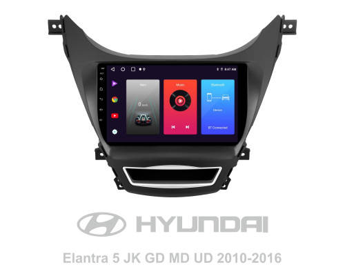 Штатна магнітола SIGMA F9216 ANDROID 10 2+32 Gb Hyundai Elantra 5 JK GD MD UD 2010-2016 (F1) 9