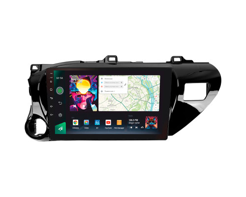 Штатна магнітола SIGMA PRO 10464 ANDROID 12 4+64 Gb 4G DSP Toyota Hilux Pick Up AN120 2015-2020 10