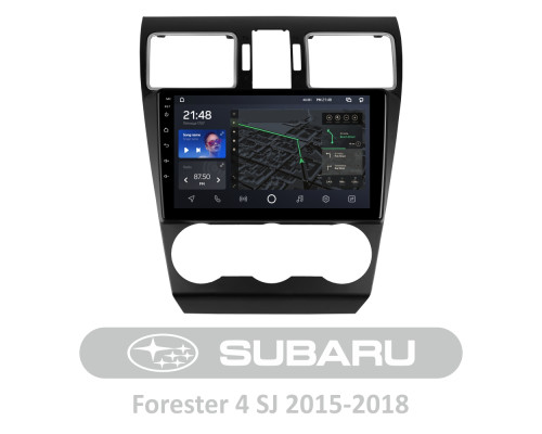 Штатна магнітола AMS T910 6+128 Gb Subaru Forester SJ 2015-2018 9