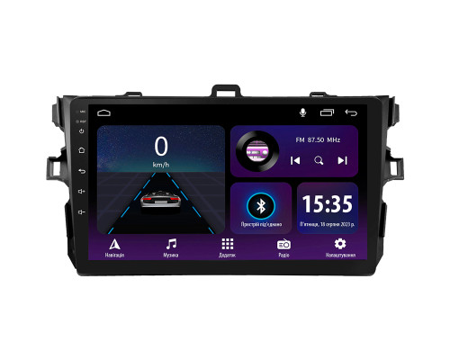 Штатна магнітола SIGMA E9232 ANDROID 10 2+32 Gb Toyota Corolla 10 E140 E150 2006-2013 (B) 9