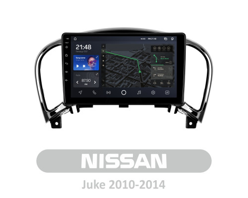 Штатна магнітола AMS T910 6+128 Gb Nissan Juke 2010-2014 9