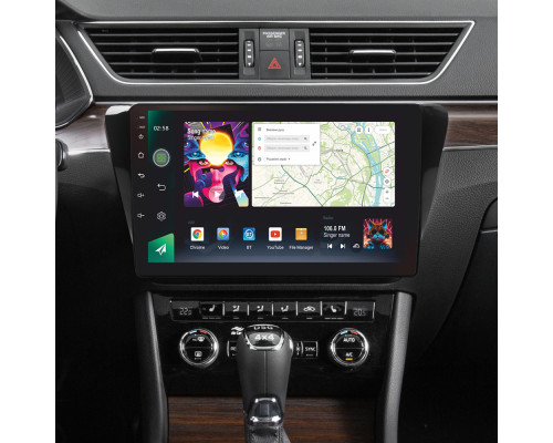 Штатна магнітола SIGMA PRO 10464 ANDROID 12 4+64 Gb 4G DSP Skoda Superb 3 2015-2019 10