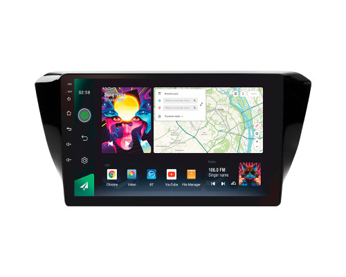 Штатна магнітола SIGMA PRO 10464 ANDROID 12 4+64 Gb 4G DSP Skoda Superb 3 2015-2019 10