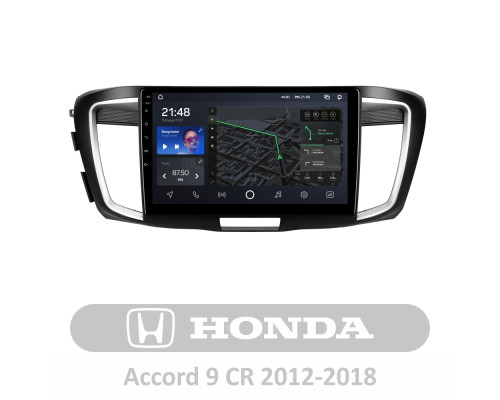 Штатна магнітола AMS T1010 6+128 Gb Honda Accord 9 CR 2012-2018 10