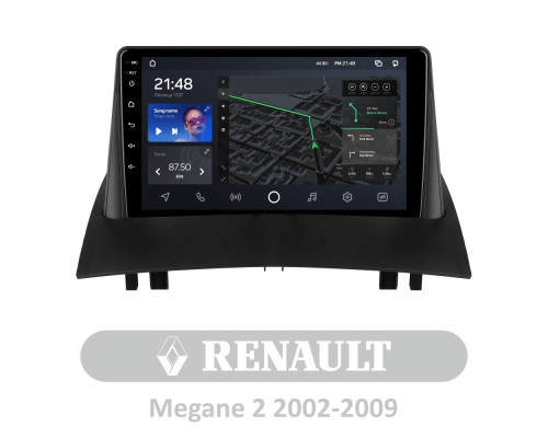 Штатна магнітола AMS T910 6+128 Gb Renault Megane 2 2002-2009 9