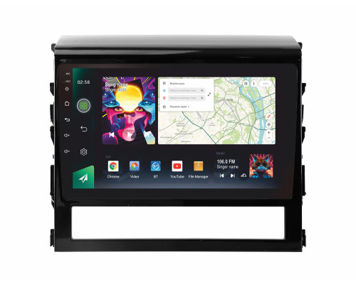 Штатна магнітола SIGMA PRO 98128 ANDROID 12 8+128 Gb 4G DSP Toyota Land Cruiser 11 200 2015-2018 9