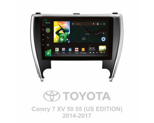 Штатна магнітола SIGMA X10232 ANDROID 10 2+32 Gb 4G DSP Toyota Camry 7 XV 50 55 North America 2014-2017 10