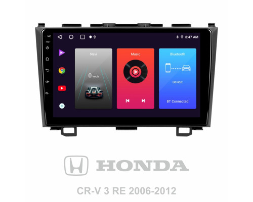 Штатна магнітола SIGMA F9216 ANDROID 10 2+32 Gb Honda CR-V CR-V 3 RE 2006-2012 9