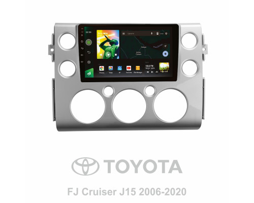 Штатна магнітола SIGMA X9232 ANDROID 10 2+32 Gb 4G DSP Toyota FJ Cruiser J15 2006-2020 (F1) 9