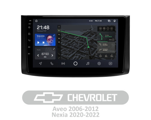 Штатна магнітола AMS T910 6+128 Gb Chevrolet Aveo T250 2006 - 2012 9