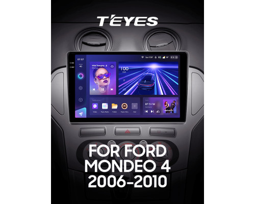 Штатна магнітола Teyes CC3 4+64 Gb Ford Mondeo 4 2006-2010 10