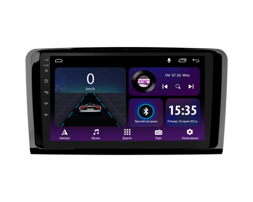 Штатна магнітола SIGMA E9232 ANDROID 10 2+32 Gb Mercedes Benz ML GL ML350 GL320 X164 2005-2009 (F1) 9