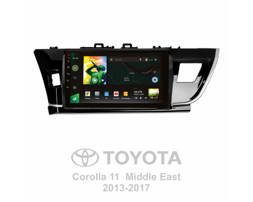 Штатна магнітола SIGMA X10464 ANDROID 10 4+64 Gb 4G DSP Toyota Corolla 11 Middle East 2013-2017 (B) 10