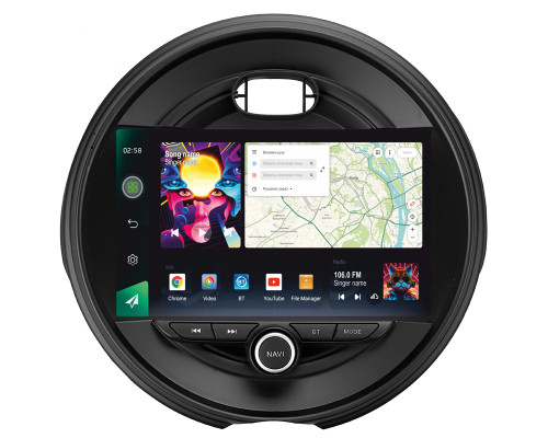 Штатна магнітола SIGMA PRO 9464 ANDROID 12 4+64 Gb 4G DSP BMW Mini 2014-2020 9