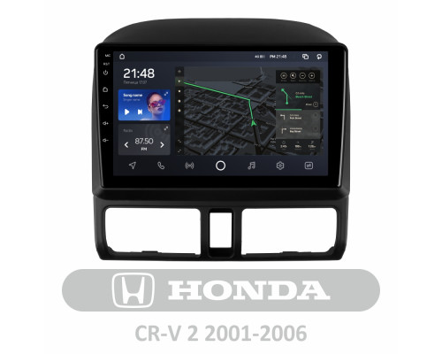 Штатна магнітола AMS T910 6+128 Gb Honda CR-V 2 CRV 2001-2006 9