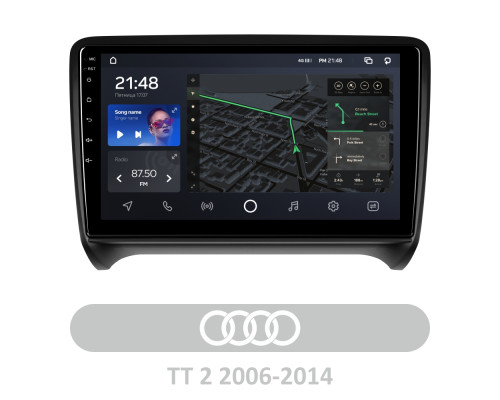 Штатна магнітола AMS T910 6+128 Gb Audi Q5 8R 2008-2017 (A) 9