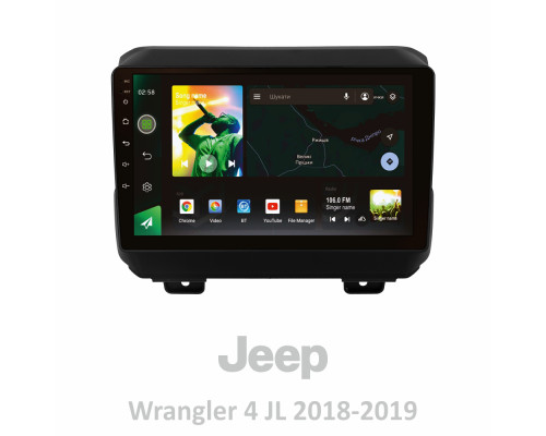 Штатна магнітола SIGMA X10232 ANDROID 10 2+32 Gb 4G DSP Jeep Wrangler 4 JL 2018-2019 10