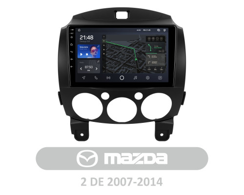 Штатна магнітола AMS T910 6+128 Gb Mazda 2 DE 2007-2014 9